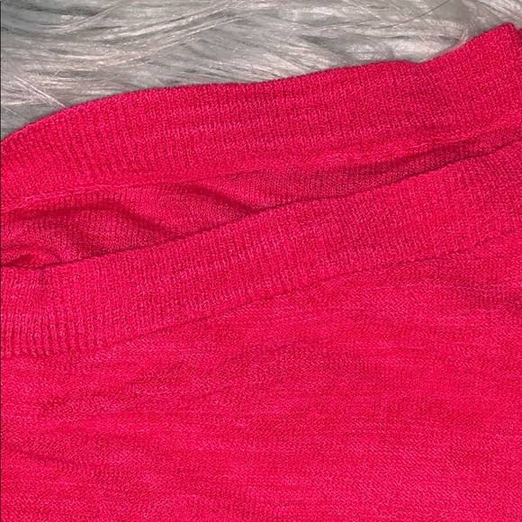 New Loft pink cold shoulder pullover sweater - Picture 5 of 7